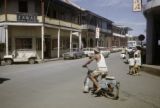 French Polynesia, street scene in Papeete