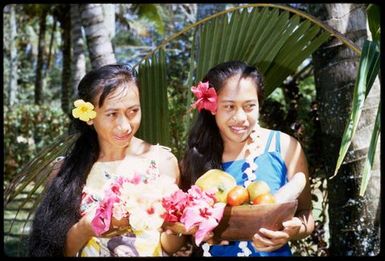 Two young women