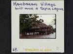 Kambaram village, built over a Sepik lagoon, [Papua New Guinea, 1969?]