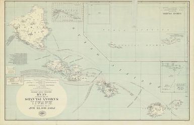 Post Route Map of the Territory of Hawaii