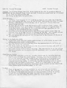 Memo on U.S. Borax operating a mine on Quartz Hill in the proposed Misty Fiords National Preserve