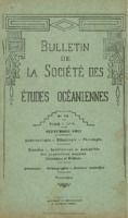 Bulletin de la Société des Études Océaniennes numéro 44