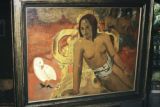 French Polynesia, painting by Paul Gauguin at Paul Gauguin Museum Tahiti