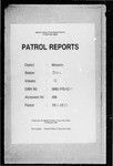 Patrol Reports. Western District, Daru, 1934 - 1935