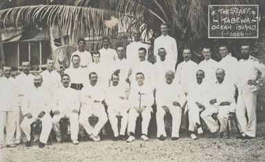 The Staff, Tabewa, Ocean Island (from Albert Ellis Ocean Island Photograph Album)