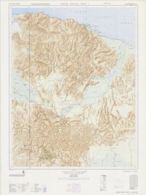 New Guinea, Border (special) 1:100,000 (sheet 1)