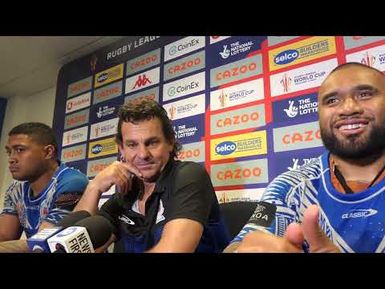 Post Match Conference - Toa Samoa v Mate Ma'a Tonga - RLWC2021