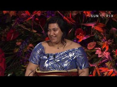 SunPix Pacific Peoples Awards 2018 - Asena Tolungamaka speech