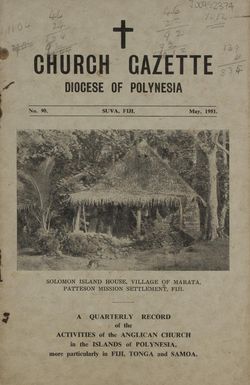 Church Gazette, Polynesia: May 1951