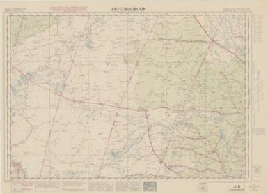 Australian aeronautical map: Condobolin (Sheet J8)