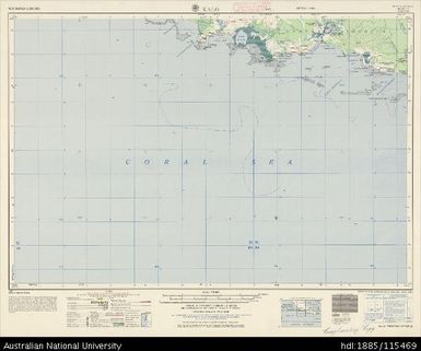 Papua New Guinea, Kalo, Series: AMS T504, Sheet SC 55-11, 1965, 1:250 000