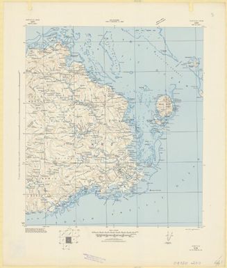 Colony of Fiji 1:250,000: Suva