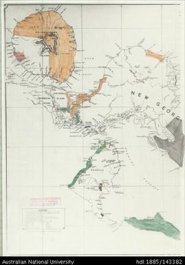 Solomon Islands, New Georgia & Adjacent Islands, Sheet: 581 West, 1949, 1:120 000