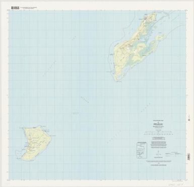 Topographic map of ... Republic of Palau, Caroline Islands: Peleliu