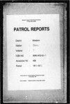 Patrol Reports. Western District, Daru, 1913 - 1914