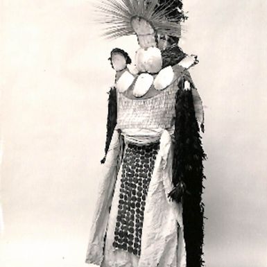 Photo of a traditional costume. British Museum (10440)