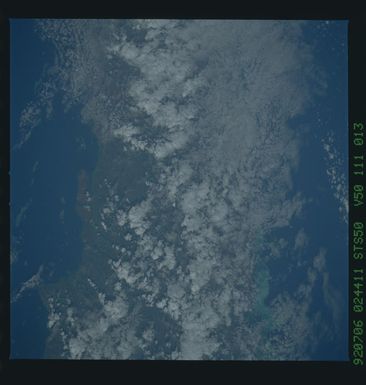 STS050-111-013 - STS-050 - STS-50 earth observations