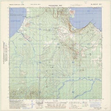 Bismarck Archipelago 1:50,000 provisional map (Blanche Bay)