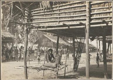 Scenes around Wanigella [Wanigela], [outdoor village scene] Frank Hurley