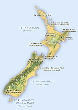 Ka tapa a Māui i te whenua