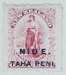 Stamp: New Zealand - Niue One Penny