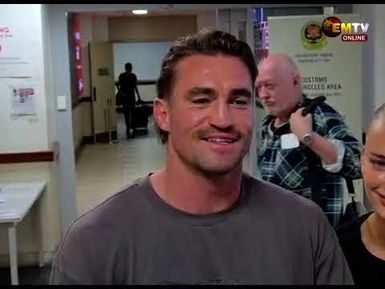 ROOSTERS STAR ARRIVES