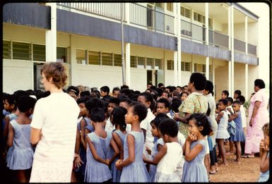 Children at Raiwaqa Primary School, 1971