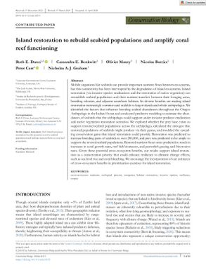 Island Restoration to Rebuild Seabird Populations and Amplify Coral Reef Functioning