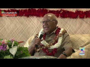 Fiji PM Tagaloa Sitiveni Rabuka - Remarks at Leauva'a (23.10.24 ) - CHOGM2024 - Sāmoa Capital Radio
