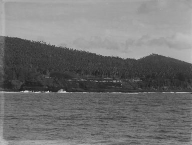 [View of coastline from across the water]
