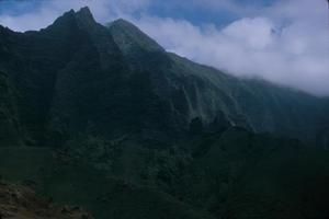 [Mountain side on Kauai Island, United States]