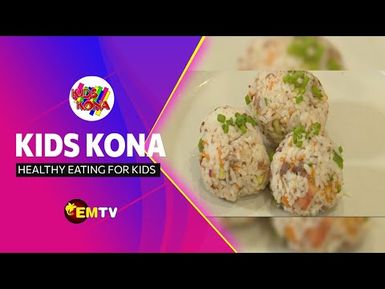 Kids Kona 2021 - Healthy Eating For Kids - Confetti Rice Balls