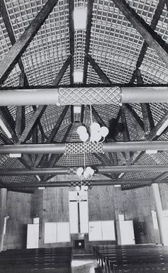 Interior, Tongan Methodist Church, Otara, 1990.