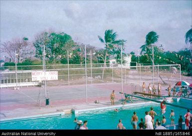 Christmas - swimming pool