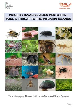 Priority Invasive Alien Pests that Pose a threat to the Pitcairn Islands