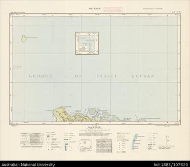 Indonesia, Western New Guinea, Orimbori, Series: Nederlands-Nieuw-Guinea, Sheet 6-N & 6-M, 1958, 1:100 000