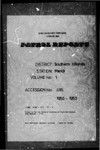 Patrol Reports. Southern Highlands District, Mendi, 1950 - 1953