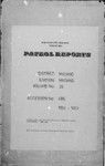 Patrol Reports. Madang District, Madang, 1962 - 1963