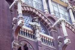 Palau de la Música Catalana, exterior|detail view