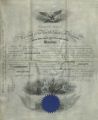 John Parker Naval Commission signed by President Arthur