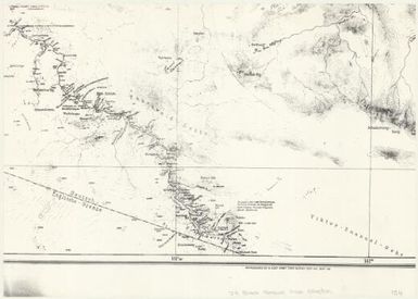 [Photocopies of part of Jack Fryers map drawn enroute Bena Bena to Lurni] (J.R. Black Map Collection / Item 154)