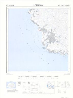 Fiji 1:50,000: Lomawai (Sheet Viti Levu 15)