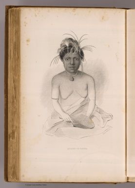 Queen of Rewa. Drawn by A.T. Agate. Welch & Walter sc. (Philadelphia: Lea & Blanchard. 1845)
