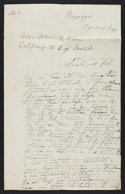 Letter from Mata'afa Iosefa to John C Klein