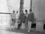 Pacific Ocean, people on board S.S. Tahiti