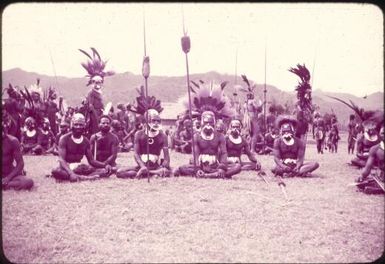 A deputation to the Assistant District Officer (Jack Emmanuel) : Wahgi Valley, Papua New Guinea, 1954-1955 / Terence and Margaret Spencer