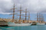 Honolulu, Nippon Maru I and Kaiwo Maru I, Japanese training ships