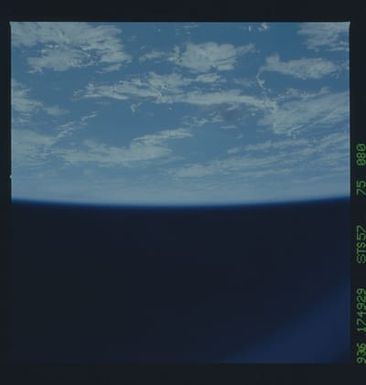 STS057-75-080 - STS-057 - Earth observations during STS-57