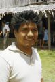 Federated States of Micronesia, man at airport on Yap Island