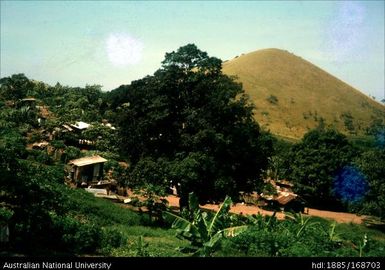 Looking down, from hill behind on to Rabia Camp
